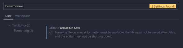 VSCode prettier format on save